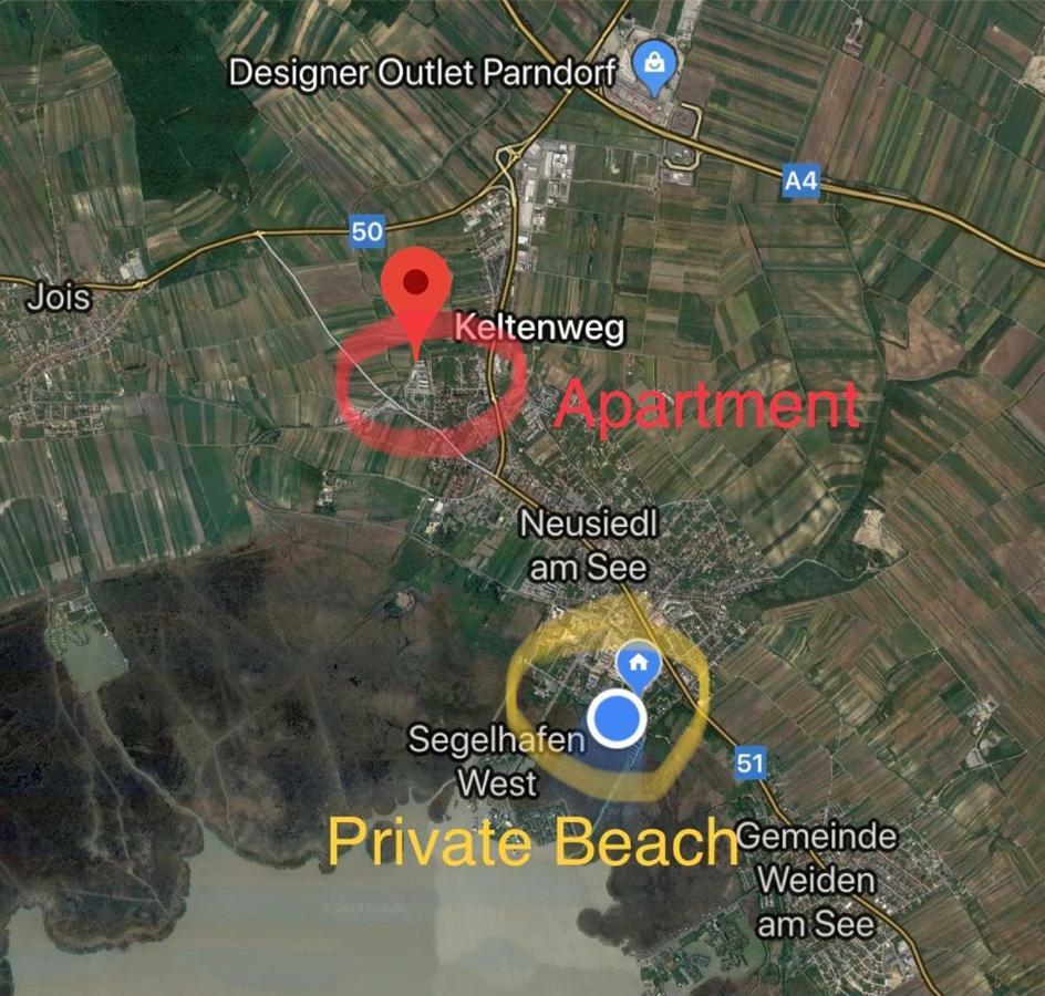 25H Garden Apartment Plus Private Beach Neusiedl am See Esterno foto